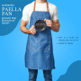 Garcima La Ideal Poêle à paella en acier émaillé Noir 15 cm