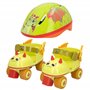 COLORBABY 46990 Pack de 4 Patins à roulettes et Casque Dragon K3YRIDERS Taille 24-30