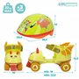 COLORBABY 46990 Pack de 4 Patins à roulettes et Casque Dragon K3YRIDERS Taille 24-30, Mes Premiers Patins, Patins à roulettes po