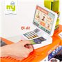 ColorBaby- Supermarché Jouet avec Chariot, 47965, Orange