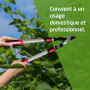 Amig - Cisaille d'Élagage Extensible à Deux Mains | Manche Télescopique en Aluminium | Lame en Acier Revêtue de Téflon | De 62 à