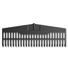 Amig - Râteau en Plastique Robuste - Outil léger pour Le Balayage des Feuilles et de la pelouse - Cueilleur pour Le Jardin et la