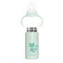 Miniland Thermobaby Dolce Mint 240ml. Thermos en acier inoxydable avec tétine, double couche d'acier, qui maintient la températu