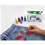 Alpino Crea+ 6 pots de peinture textile | Fabric paint