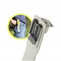 Bikain - Couteau de Montage Multi-usages 21cm - Lame 10cm en Acier Inoxydable - Manche caoutchouté - Livré avec étui en Cuir Ble