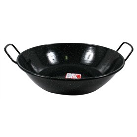 Esmaltaciones La Estrella Jaspeada Plat à Paella Profond 38 cm
