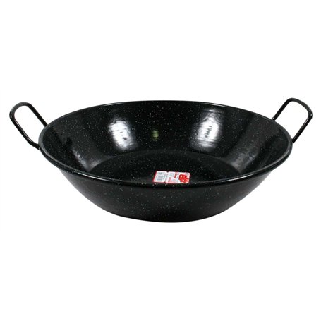 Esmaltaciones La Estrella Jaspeada Plat à Paella Profond 38 cm