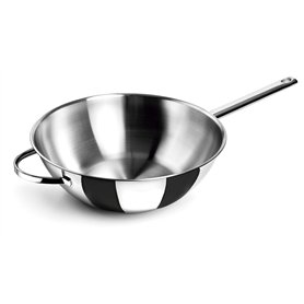 Lacor 79830 Wok Fond Plat Belly 30 cm