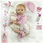 ZIYIUI 22 Pouces 55 cm Poupée Reborn Fille Souple Silicone Vinyle Fait Main Nouveau-Né Poupons Bebe Nurserie Vrai Enfant Garçon 