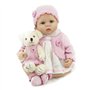 ZIYIUI 22 Pouces 55 cm Poupée Reborn Fille Souple Silicone Vinyle Fait Main Nouveau-Né Poupons Bebe Nurserie Vrai Enfant Garçon 