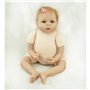 ZIYIUI 22 Pouces 55 cm Poupée Reborn Fille Souple Silicone Vinyle Fait Main Nouveau-Né Poupons Bebe Nurserie Vrai Enfant Garçon 