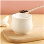 YOLIFE Sucrier en céramique blanche avec couvercle et cuillère pour assaisonnement de cuisine 230 ml