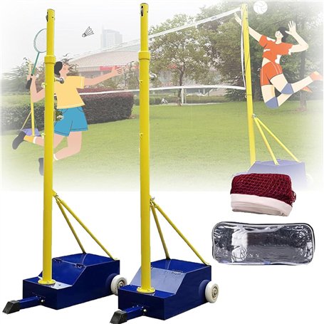 Poteaux Cadre Filet Badminton