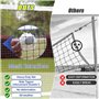 Poteaux Cadre Filet Badminton, Poteaux Badminton/Volley-Ball Pour Jardin, EnsembleFiletsVolley-Ball Robustes, Support Filet Badm