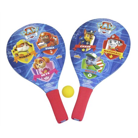 PAW PATROL Raquettes de Plage en Bois (Saica 7459)
