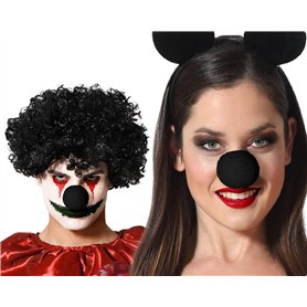 BigBuy Carnival Nez de Clown Noir 5 cm