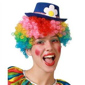 BigBuy Carnival Chapeau bleu clown