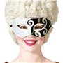 BigBuy Carnival Masque pour les yeux Blanc/Noir