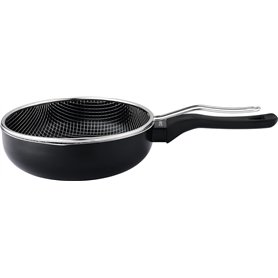 VIER - Poêle profonde friteuse à induction en aluminium antiadhésif Ø 24 cm