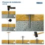 INDEX A PERFECT FIXING - AISM08140 [AIS-M] Cheville métallique de fixation mécanique de panneaux isolants et de réhabilitation d