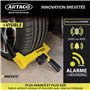2en1 Sans/Avec Alarme 120dB Alerte LED Plus Sûr et Dissuasif
