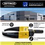 ARTAGO ART872 Antivol Voiture Sabot Roue Haut de Gamme, 2en1 Sans/Avec Alarme 120dB Alerte LED Plus Sûr et Dissuasif, Clés Haute