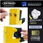 ARTAGO ART872 Antivol Voiture Sabot Roue Haut de Gamme, 2en1 Sans/Avec Alarme 120dB Alerte LED Plus Sûr et Dissuasif, Clés Haute