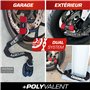 RADIKAL RK75+10.120L Chaine Système Boucle ø10 + Antivol Moto Disque Mini U Haute Sécurité Homologué Classe SRA, 120cm Plus Dist