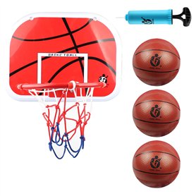 DBREAKS Mini Panier Basket Enfant Interieur avec la Ballon et Pompe à Ballon du Basket