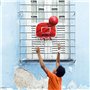 DBREAKS Mini Panier Basket Enfant Interieur avec la Ballon et Pompe à Ballon du Basket, Panier de Basket Mural, pour Enfants Bur