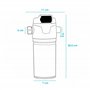 Filtre Douche Anti Calcaire 50.000L Réutilisable - Élimine Chlore Métaux Lourds + Impuretés Système de Filtration Double Phase –