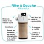 Filtre Douche Anti Calcaire 50.000L Réutilisable - Élimine Chlore Métaux Lourds + Impuretés Système de Filtration Double Phase –