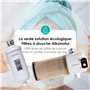 Filtre Douche Anti Calcaire 50.000L Réutilisable - Élimine Chlore Métaux Lourds + Impuretés Système de Filtration Double Phase –