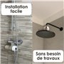 Filtre Douche Anti Calcaire 50.000L Réutilisable - Élimine Chlore Métaux Lourds + Impuretés Système de Filtration Double Phase –