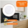 Plateau, plat tournant UNIVERSEL de Ø 288 mm en verre pour micro ondes