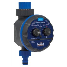 Aqua Control C4109 - Programmateur d'arrosage pour Robinet modèle «Blindé». Compartiment à Piles étanche. Ouverture à 0 Bar. Ne