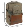 CERDÁ LIFE'S LITTLE MOMENTS, Sac à dos Casual Baby Yoda The Mandalorian-Licencia officiel Star Wars pour homme, Gris, Vert 21000