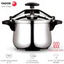 Fagor Clásica Bombe Autocuiseur à induction 8 l en acier inoxydable 18/10 Tous types de plaques de cuisson Fond diffuseur thermi