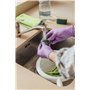 Bayeco - Gants nitrile à usage unique - Couleur violet - Ambidextres - Sans poussière ni latex - Doigts texturés pour une meille