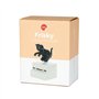 Balvi Distributeur de Cure-Dents Frisky Couleur Noir Distributeur de Cure-Dents en Forme de Chat Plas
