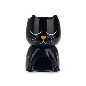 Balvi Service à Fondue Wake Cat Couleur Noir Thermosensible