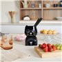 Balvi Service à Fondue Wake Cat Couleur Noir Thermosensible, Le Chat ouvre Les Yeux lorsqu'il se réch