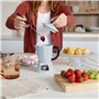 Balvi Service à Fondue Moka Couleur Gris Appareil à Fondue en Forme de cafetière Italienne Céramique