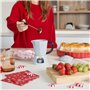 Balvi Service à Fondue Moka Couleur Gris Appareil à Fondue en Forme de cafetière Italienne Céramique