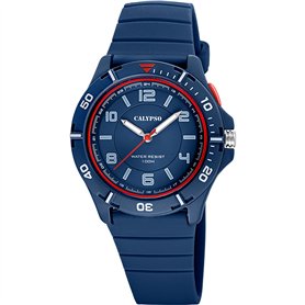Calypso Mixte Analogique Quartz Montre avec Bracelet en Polycarbonate K5857/5