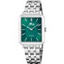 Lotus Montre pour Femme 18980/4 Square Series Boîtier en Acier Inoxydable Gris Bracelet en Acier Inoxydable Gris