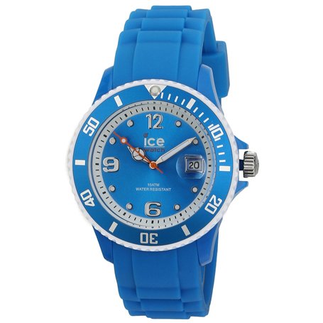 ICE-Watch - Montre Mixte - Quartz Analogique - Ice-Sunshine - Neon blue - Unisex - Cadran Bleu - Bracelet Silicone Bleu - SUN.NB