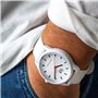 ICE-WATCH - Ice Solar Power Polar - Montre Blanche Mixte avec Bracelet en Silicone - 017761 (Medium)