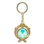 Genshin Porte-clés lumineux en forme de clé Inazuma Anémo Porte-clés doré Figurine de jeu Porte-clés Pendentif Personnage Genshi