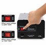 Yinleader 3000VA 110 V Convertisseur de tension USA transformateur toroïdal 3000W – Entrée : 110 V ou 220 V - Sortie : 110 V et 